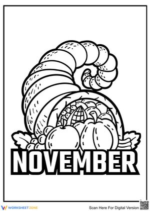 Thanksgiving Time Activity Worksheet