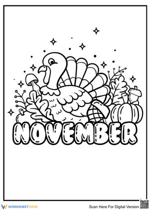 The Thankful Month Activity Worksheet