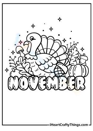 The Thankful Month Activity Worksheet