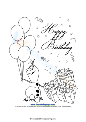 Olaf Happy Birthday 