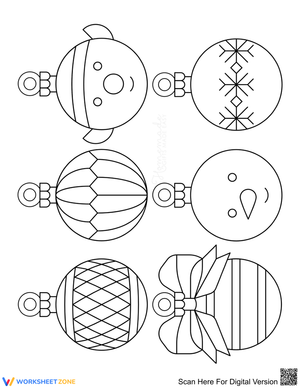 Christmas Ornament Coloring Page | Essential Grade K-5