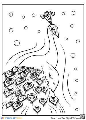 Delighted Peacock: An Engaging Art Project