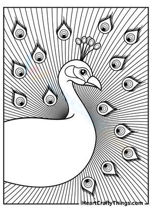 Enchanting Peacock Art: A Creative Learning Tool