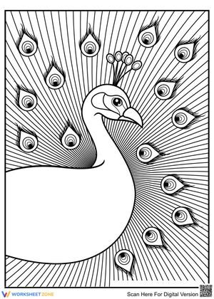 Enchanting Peacock Art: A Creative Learning Tool