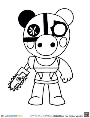 Piggy Coloring Page: Roblox Horror Fun