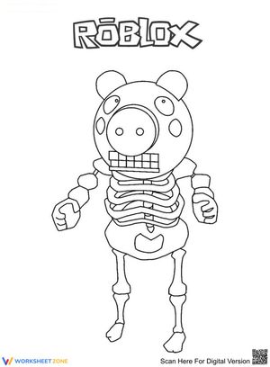 Roblox Piggy Fun: A Creative Art Worksheet