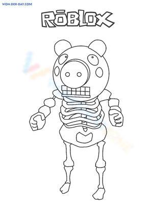 Roblox Piggy Fun: A Creative Art Worksheet