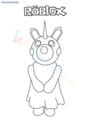 Girly Roblox Piggy: An Art Activity for Girls