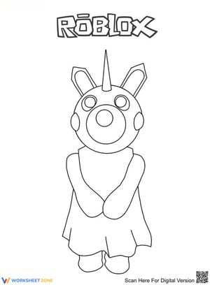 Girly Roblox Piggy: An Art Activity for Girls