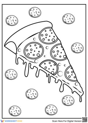 A slice of pizza