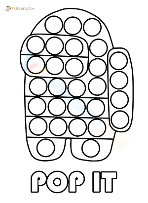 Among Us Pop It: A Fun Fidget Toy Design