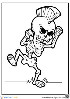 Angry skeleton