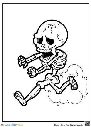 The happy skeleton