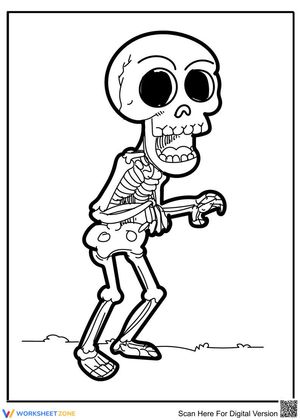 Cute skeleton