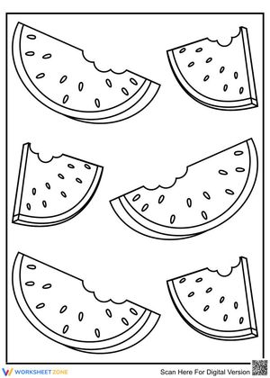 Yum watermelon slice