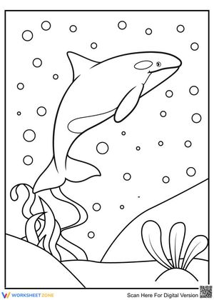 Delighted whale