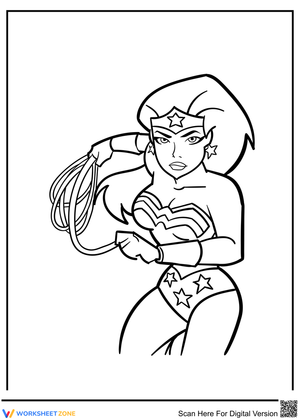 Ready to Fight Wonder Woman: Art Activity