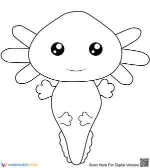 Kawaii Axolotl: A Fun Art Project for Kids