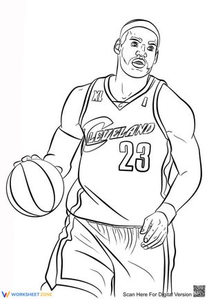 LeBron James Themed Worksheet