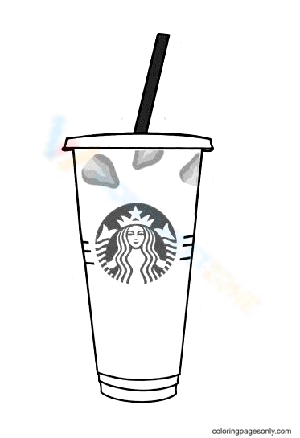 Starbucks Iced Coffee Coloring