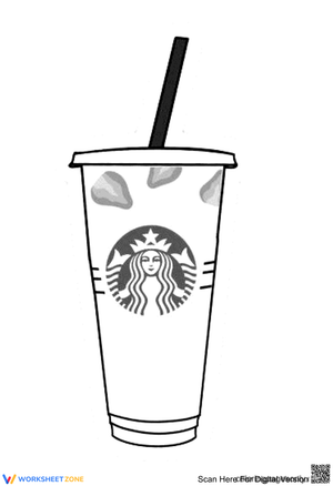 Starbucks Iced Coffee Coloring