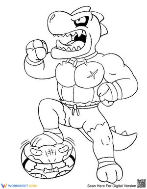 Angry Hero Themed Worksheet