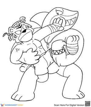 Thrash and Tygor Goo Jit Zu Worksheet