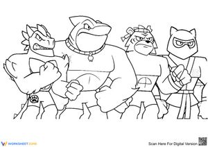 Goo Jit Zu Heroes: Activity Sheet