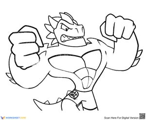 Super Hero Themed Worksheet