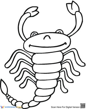 Creative Scorpion Activity Worksheet