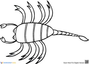 Small Scorpion Themed Worksheet