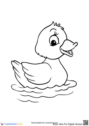 Easter Duck Themed Worksheet