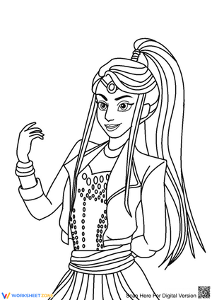 Wicked World Disney Descendants Worksheet