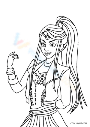 Wicked World Disney Descendants Worksheet