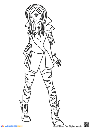 Descendants Coloring Page: Mal 