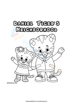 Cute Daniel Tiger's neighborhood