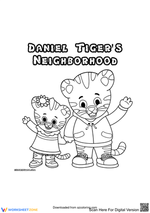 Cute Daniel Tiger's neighborhood