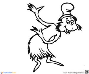 Dr. Seuss Coloring Page | Essential Printable Worksheet