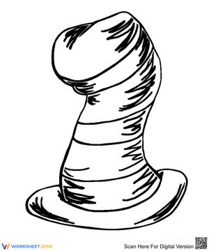 Dr. Seuss Hat Coloring Page | Essential K-5 Printable