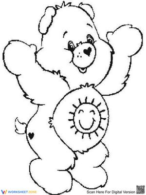Cute care bear