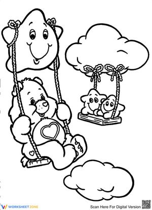 Playful care bear