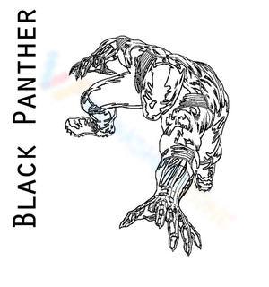 Heroic Black Panther Printable Worksheet