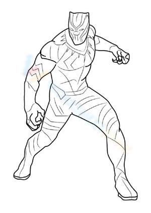 Cool Black Panther Educational Worksheet
