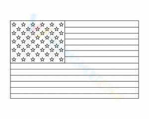 A simple American flag