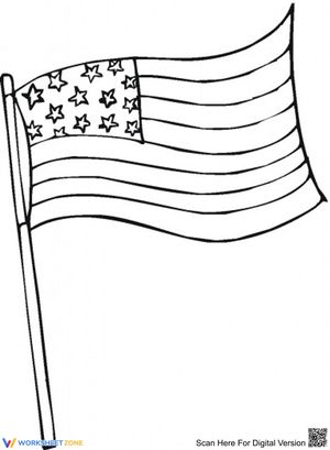 The simple American Flag
