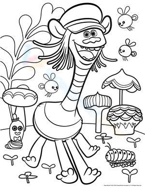 Funny Trolls Creative Activity Page