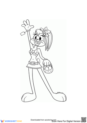 Lola Bunny Space Jam Worksheet