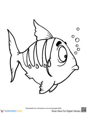 Curious Fish Creative Worksheet