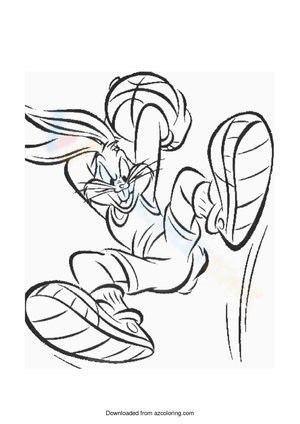 Basketball Space Bunny