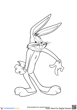 Classic Bugs Bunny Fun Worksheet